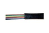 Nettverkskabel - Helos bulk phone cable - 50 m - black - Svart - 50m - 76109-50