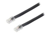 Nettverkskabel - SCONN S-Impuls phone cable - 10 m - black - Svart - 10m - 70090-8/8
