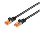 Nettverkskabel - SCONN S-Impuls patch cable - 50 m - black - Svart - 50m - 08-26505