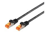 Nettverkskabel - SCONN S-Impuls patch cable - 20 m - black - Svart - 20m - 08-26095