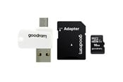 Minnekort - GOODRAM microSD/SD + Card Reader M1A4 - 100MB/s - 16GB - M1A4-0160R12