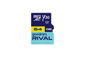 Minnekort - GOODRAM Rival M3AA microSD/SD - 100MB/s - 64GB - GGSM3AA-0640R12