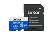 Minnekort - Lexar BLUE PLUS microSD/SD - 100MB/s - 32GB - LMSBLPL032G-BNANG