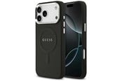 Mobil - Deksel og etui - GUESS Classic Logo MagSafe Case for iPhone 17 Pro Max - Black - 3666339516666
