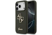 Mobil - Deksel og etui - GUESS Silicone Big 4G Script Case for iPhone 17 Pro - Green - 3666339522575