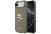 Mobil - Deksel og etui - GUESS Silicone Big 4G Script Case for iPhone Air - Brown - 3666339522407