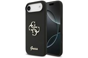 Mobil - Deksel og etui - GUESS Silicone Big 4G Script case for iPhone Air - black - 3666339522247