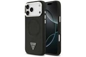 Mobil - Deksel og etui - GUESS Triangle Logo MagSafe case for iPhone 17 Pro - black - 3666339515218