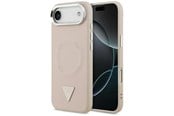 Mobil - Deksel og etui - GUESS Triangle Logo MagSafe Case for iPhone Air - Pink - 3666339515362