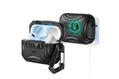 Mobil - Andre tilbehør - ESR Cyber ​​FlickLock MagSafe Case for AirPods Pro 3 - Black - 4894240289204