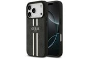 Mobil - Deksel og etui - GUESS 4G Printed Stripes MagSafe case for iPhone 17 Pro - black - 3666339491383