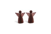 Dekorasjon - Mumi3D Juleoppheng - Engler - 6 cm - Rød - 2 stk. - 5714255018752