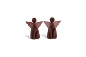 Dekorasjon - Mumi3D Juleoppheng - Engler - 9 cm - Rød - 2 stk. - 5714255018899