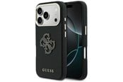 Mobil - Deksel og etui - GUESS FW Resin Logo Case for iPhone 17 Pro - Black - 3666339583989