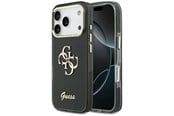 Mobil - Deksel og etui - GUESS IML 4G Script Metal case for iPhone 17 Pro - black - 3666339589745