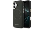 Mobil - Deksel og etui - GUESS Perforated 4G MagSafe case for iPhone 17 - black - 3666339582043