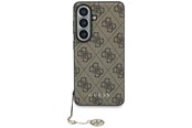 Mobil - Deksel og etui - GUESS 4G Classic Logo Charm MagSafe Case for Samsung Galaxy S26 - Brown - 3666339613983