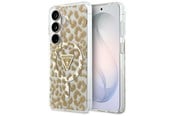Mobil - Deksel og etui - GUESS IML Leopard Print Triangle MagSafe Case for Samsung Galaxy S26 - Brown - 3666339613907
