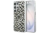 Mobil - Deksel og etui - GUESS IML Leopard Print Triangle MagSafe Case for Samsung Galaxy S26 Ultra - Black - 3666339613891
