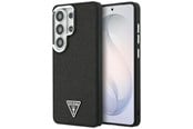 Mobil - Deksel og etui - GUESS Fixed Glitter Triangle MagSafe case for Samsung Galaxy S26 Ultra - black - 3666339613532