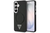 Mobil - Deksel og etui - GUESS Embossed Ring Triangle Logo MagSafe case for Samsung Galaxy S26 - black - 3666339613860