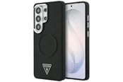 Mobil - Deksel og etui - GUESS Embossed Ring Triangle Logo MagSafe Case for Samsung Galaxy S26 Ultra - Black - 3666339613877