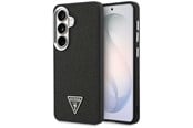 Mobil - Deksel og etui - GUESS Fixed Glitter Triangle MagSafe case for Samsung Galaxy S26+ - black - 3666339613525