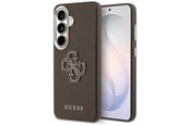 Mobil - Deksel og etui - GUESS Grained Big 4G Metal Logo Case for Samsung Galaxy S26+ - Brown - 3666339612955