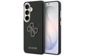 Mobil - Deksel og etui - GUESS Grained Big 4G Metal Logo case for Samsung Galaxy S26+ - black - 3666339612924