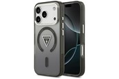 Mobil - Deksel og etui - GUESS IML Gradient Triangle Logo MagSafe Case for iPhone 17 Pro - Black - 3666339515850