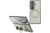 Mobil - Deksel og etui - GUESS Magnetic Ring Stand Grained Classic Logo MagSafe case for Samsung Galaxy Z Fold 8 Ultra - beige - 3666339662806