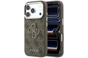 Mobil - Deksel og etui - GUESS 4G & Big Resin Logo Case for iPhone 17 Pro / 18 Pro - Brown - 3666339653668
