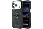 Mobil - Deksel og etui - GUESS 4G & Big Resin Logo Case for iPhone 17 Pro / 18 Pro - Black - 3666339653620