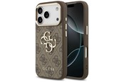 Mobil - Deksel og etui - GUESS 4G Big 4G Classic Logo Case for iPhone 17 Pro Max / 18 Pro Max - Brown and Gold - 3666339651077