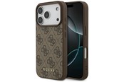 Mobil - Deksel og etui - GUESS 4G Classic Case for iPhone 17 Pro / 18 Pro - Brown - 3666339673475