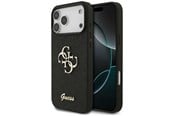 Mobil - Deksel og etui - GUESS Fixed Glitter Big 4G Case for iPhone 17 Pro Max / 18 Pro Max - Black - 3666339644994