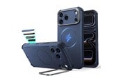 Mobil - Deksel og etui - ESR Cyber ​​Tough Kickstand MagSafe Case for iPhone 18 Pro / 17 Pro - Navy Blue - 4894240303849