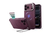 Mobil - Deksel og etui - ESR Cyber Tough Kickstand MagSafe case for iPhone 18 Pro Max / 17 Pro Max - dark cherry - 4894240304020