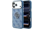 Mobil - Deksel og etui - GUESS 4G & Big Resin Logo Case for iPhone 17 Pro / 18 Pro - Light Blue - 3666339653705
