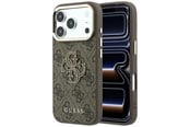 Mobil - Deksel og etui - GUESS 4G & Big Resin Logo Case for iPhone 17 Pro Max / 18 Pro Max - Brown - 3666339653675