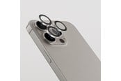 Mobil - Beskyttelsesglass - SiGN Lens protector in tempered glass for iPhone 15 Pro/15 Pro Max - Black/transparent - SN-LSIP15P-EE