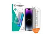 Mobil - Beskyttelsesglass - SiGN Privacy Screen Protector iPhone 14 Pro - EZ Apply dust free applicator - SNTP-IP14P-PR