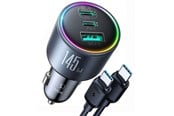 Lading av elbil - SiGN Car charger 145W with 2x USB-C & 1x USB-A - PD & QC3.0 - SN-CCN07