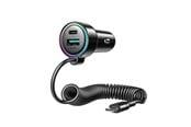 Lading av elbil - SiGN 90W 3-in-1 Fast Car Charger with USB-C Cable - SN-CL07