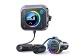 Lading av elbil - SiGN Car Charger 30W (2xUSB-A / USB-C PD) - Black - SN-CL18
