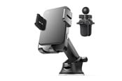 Lading av elbil - SiGN Car Holder for Smartphones with Wireless Charging - 4.7"-6.8" - Black - SN-ZS214