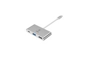 Skjermkabel - SiGN USB-C Hubb till HDMI 4K - USB-A 3.0 och USB-C 100W - PC0849