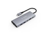 USB-hub - SiGN 6-in-1 HUB USB-C to USB-A / USB-C 100W / HDMI / RJ45 - Gray USB-hub - SN-GEN2HUB