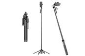 Mobil - Andre tilbehør - SiGN selfie stick / tripod with mobile holder - 1.8m - black - SN-SELFIESTICK