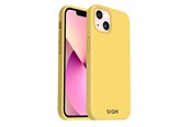 Mobil - Deksel og etui - SiGN Liquid Silicone Case for iPhone 14 Plus - Yellow - SN-SIL14MGul